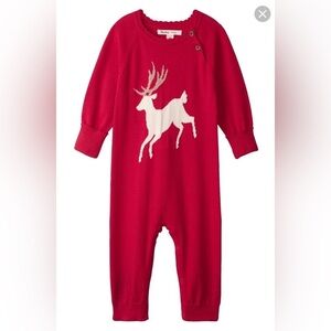 NWT Harley Baby Red Holiday reindeer onesie. 18-24 months. Christmas sweater!